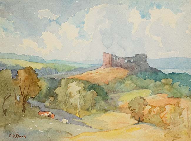 Valley with Castle Ruins