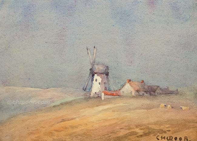 Windmill and Sheep