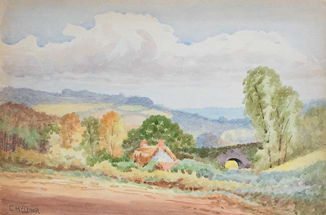 House near a Bridge