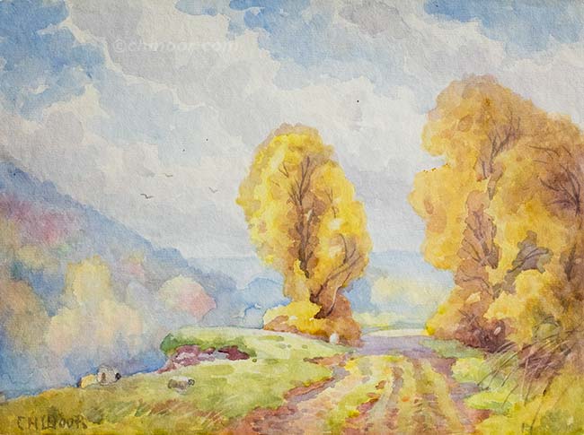 Road Through Autumn Trees