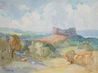 Valley with Castle Ruins - click to view larger image...
