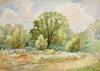 Wildflowers and Tree - click to view larger image...