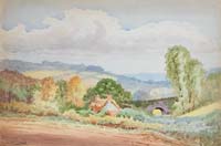 House near a Bridge - click to view larger image...