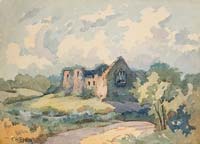 Ruins by a Road - click to view larger image...