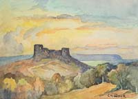 Castle Ruins on a Hill - click to view larger image...